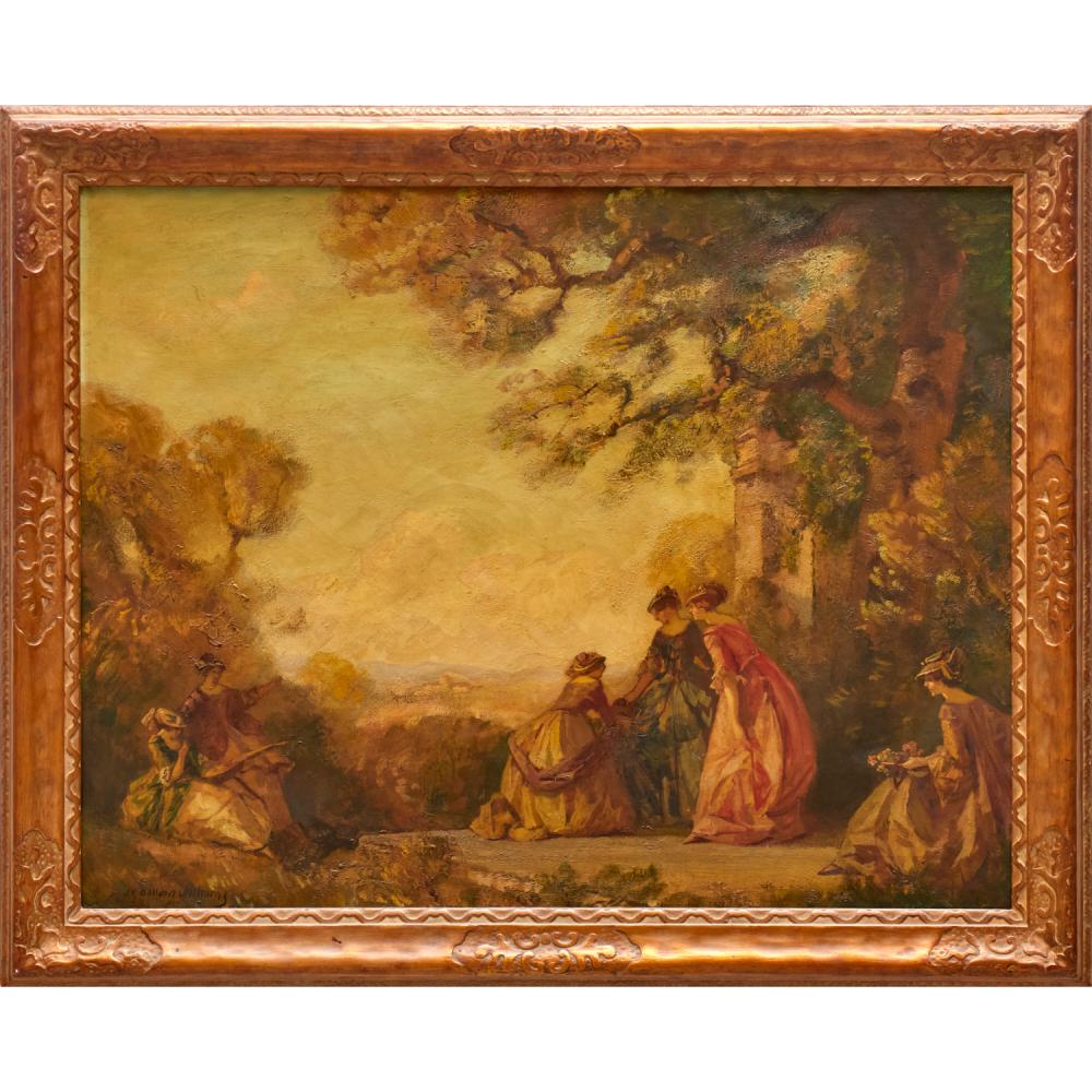 Frederick Ballard Williams comparable auction result: frederick ballard williams oil on canvas