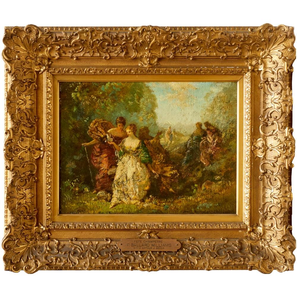 Frederick Ballard Williams comparable auction result: frederick ballard williams oil on panel 1915
