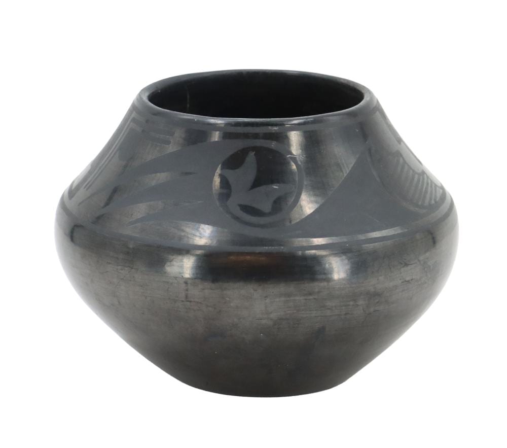 maria 1887 1980 and julian martinez 1879 1943 pueblo blackware pottery jar · Sarasota Estate Auction · 2026-06-14 Maria Martins Pereira e Sousa comparable auction result: maria 1887 1980 and julian martinez 1879 1943 pueblo blackware pottery jar
