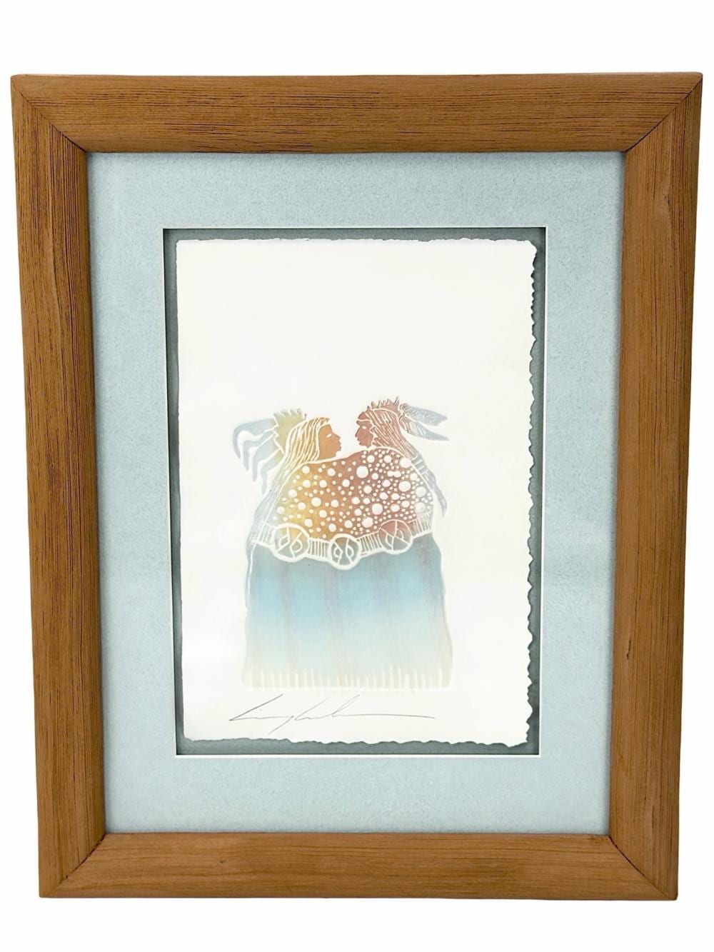 King Kuka comparable auction result: king kuka sacred vows signed embossed lithograph framed art print