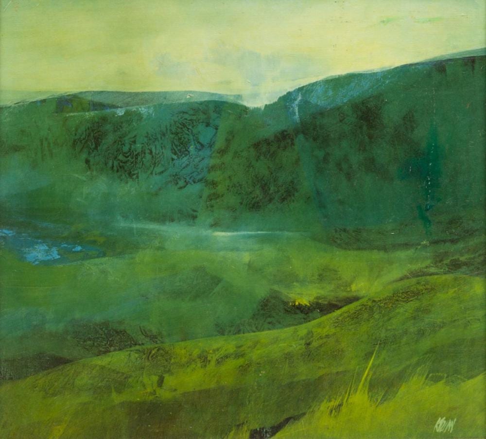 Richard Kozlow comparable auction result: richard kozlow american 1926 2008 oil on canvas ca 1980 90 island of formentor h 21 5 w 23
