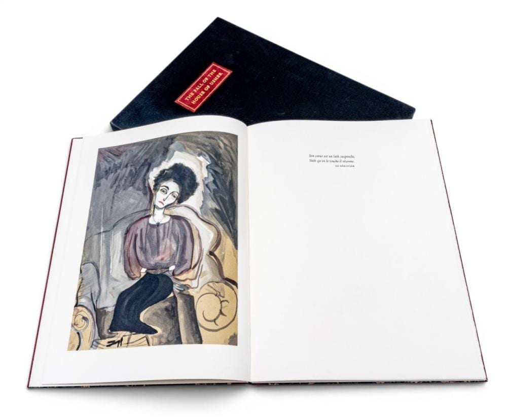 Alice Neel comparable auction result: alice neel american 1900 1984 by edgar allan poe 1985 the fall of the house of usher h 16 w 12