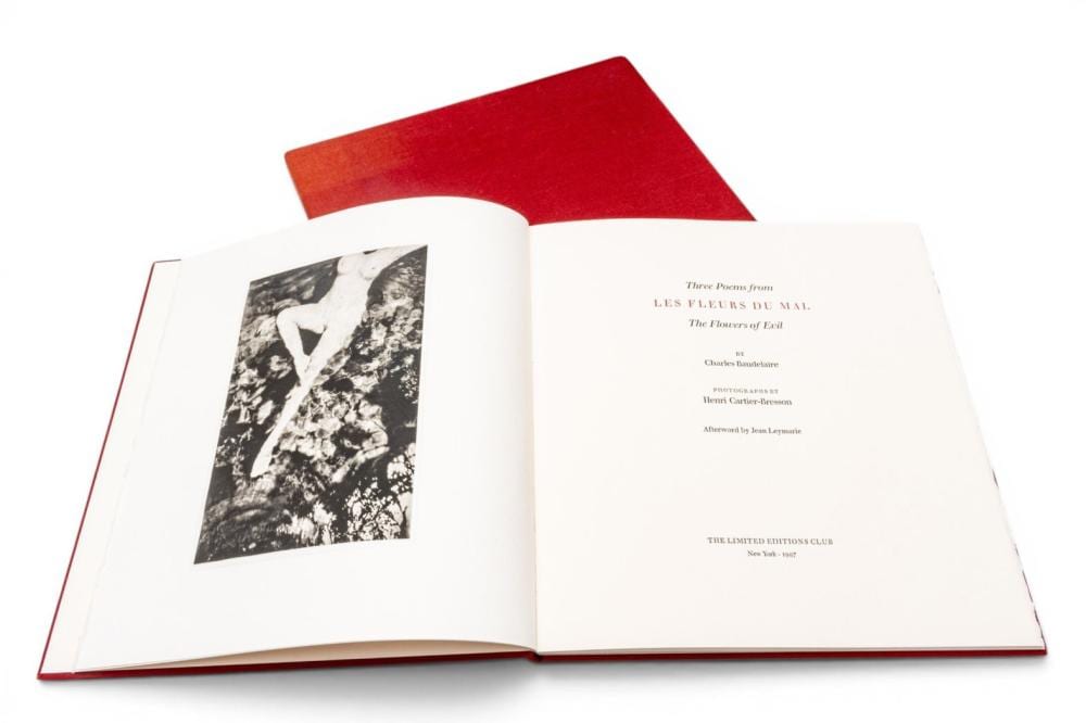 Henri Cartier-Bresson comparable auction result: henri cartier bresson french 1908 2004 text by charles baudelaire four photogravures on paper 1997 portfolio for three poems from les fleurs du mal h 16 w 14 75