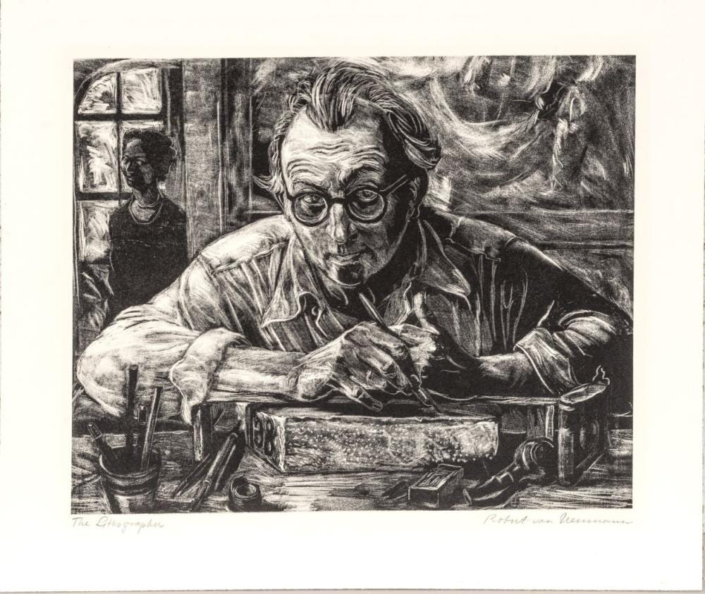 Robert von Neumann comparable auction result: robert von neumann american german 1888 1976 the lithographer