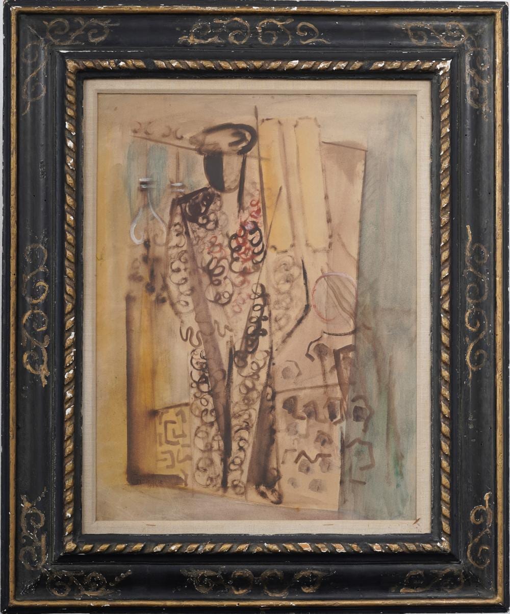 marcel gromaire 1892 1971 antique french cubist abstract figural portrait exhibited painting · Curated Gallery Auctions · 2026-06-14 Marcel Gromaire comparable auction result: marcel gromaire 1892 1971 antique french cubist abstract figural portrait exhibited painting