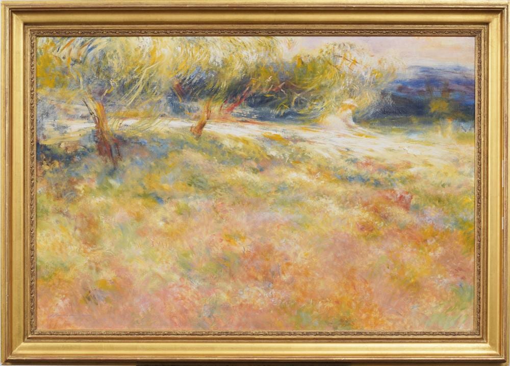 Harry Myers comparable auction result: harry myers signed vintage american impressionist large marsh landscape original oil painting