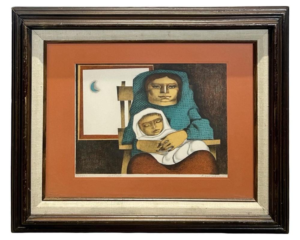 Jorge Dumas comparable auction result: signed jorge dumas sonando lithograph