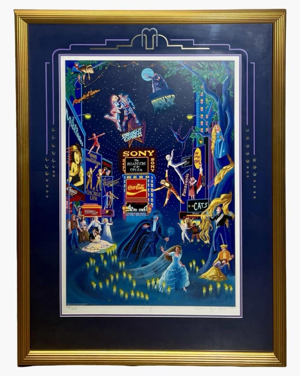 signed melanie taylor kent broadway serigraph · Monarch Auction and Estate Services · 2026-06-07 Melanie Taylor Kent comparable auction result: signed melanie taylor kent broadway serigraph
