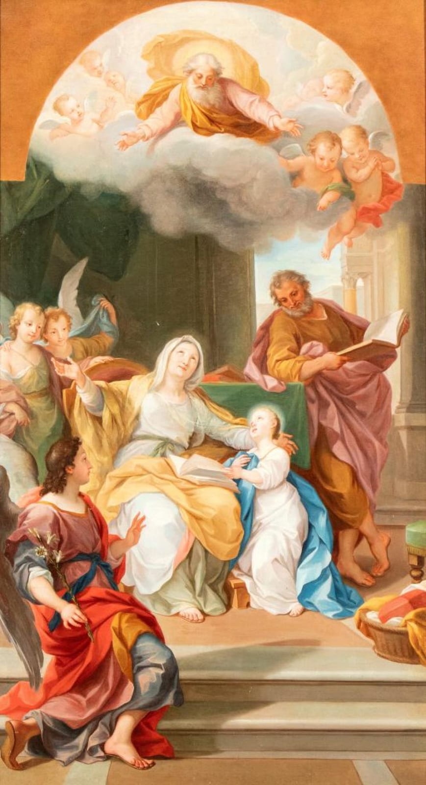 agostino masucci roma 1690 1758 l educazione della vergine · Bertolami Fine Art s.r.l. · 2026-06-25 Agostino Masucci comparable auction result: agostino masucci roma 1690 1758 l educazione della vergine