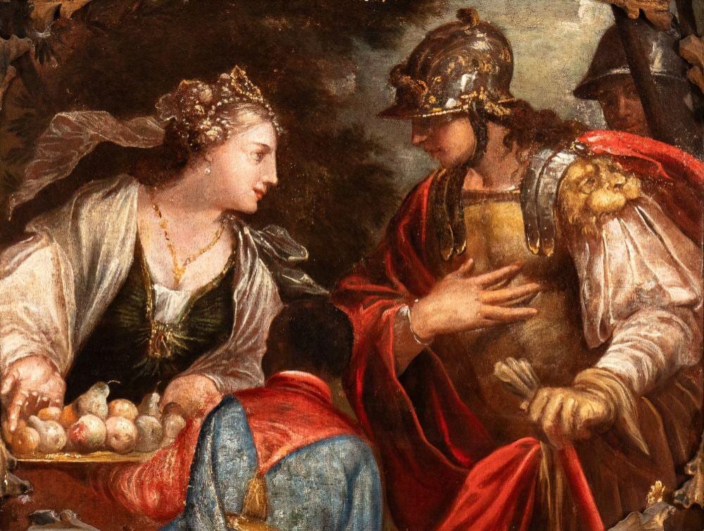 Valentin Lefebvre comparable auction result: valentin lefebvre bruxelles 1637 venezia 1677 david e abigail