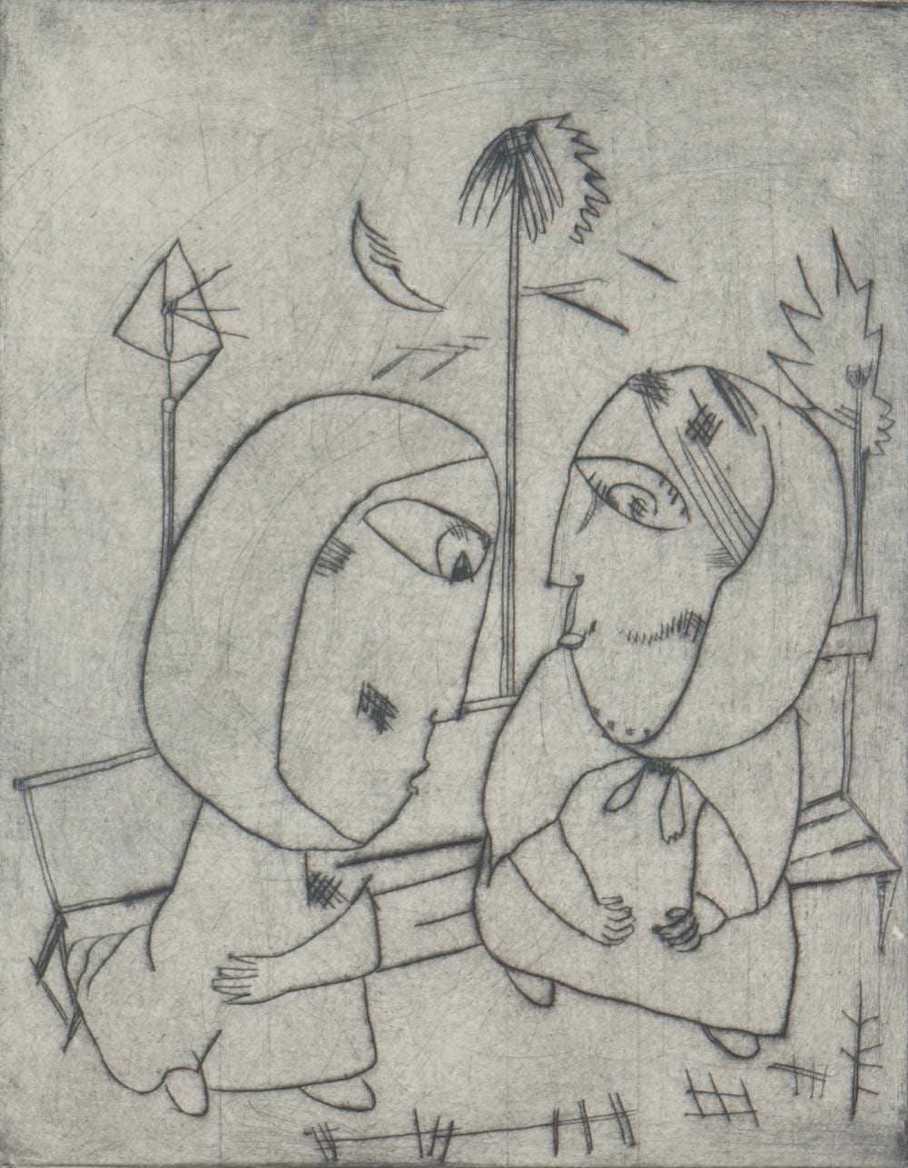 christoph voll 1897 1939 chatty women 1921 · Antikauktion Krefeld · 2026-06-20 Christoph Voll comparable auction result: christoph voll 1897 1939 chatty women 1921