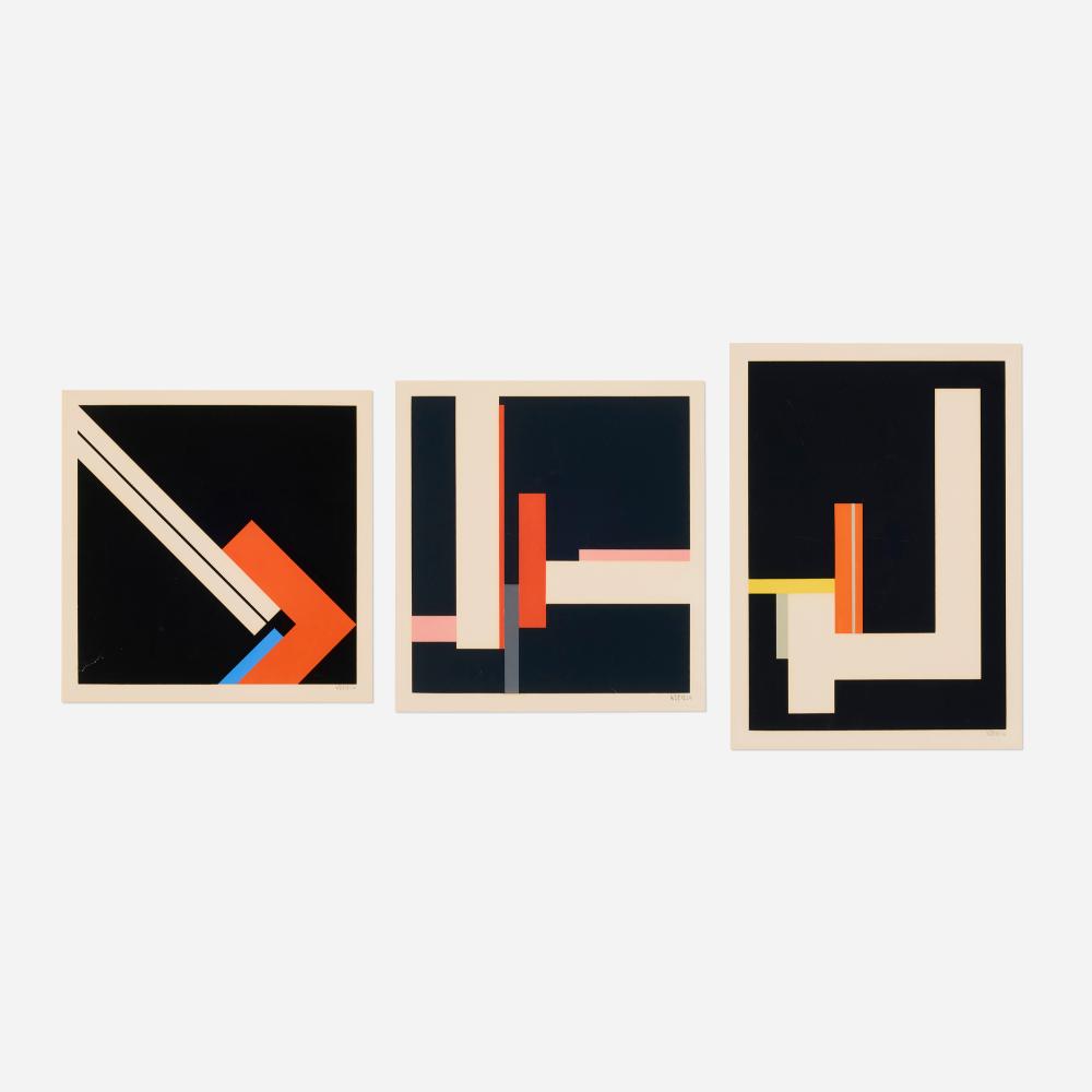 Walter Dexel comparable auction result: walter dexel three works from portfolio 1