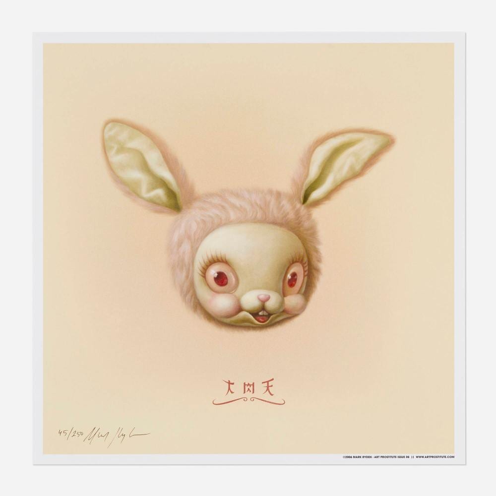 mark ryden rosie s tea bunny · Rago Arts and Auction Center · 2026-06-12 Mark Ryden comparable auction result: mark ryden rosie s tea bunny