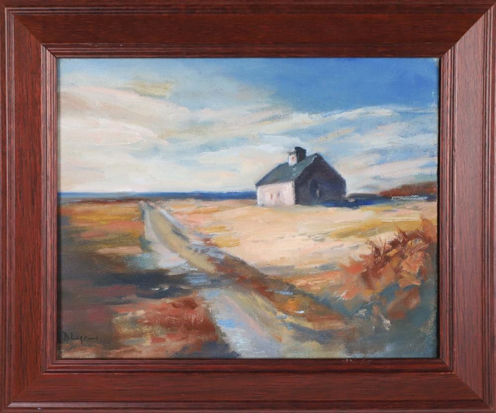 david lazarus oil on board sanford farm barn · Rafael Osona Auctions · 2026-07-04 David Lazarus comparable auction result: david lazarus oil on board sanford farm barn