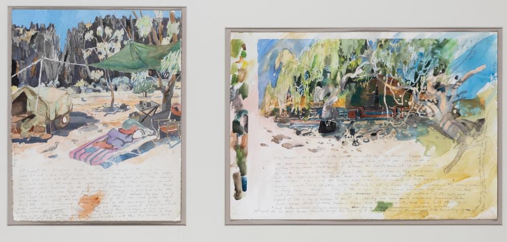 john wolseley born 1938 mountain camp sea camp kimberley 1986 · Gibson's · 2026-06-15 John Wolseley comparable auction result: john wolseley born 1938 mountain camp sea camp kimberley 1986