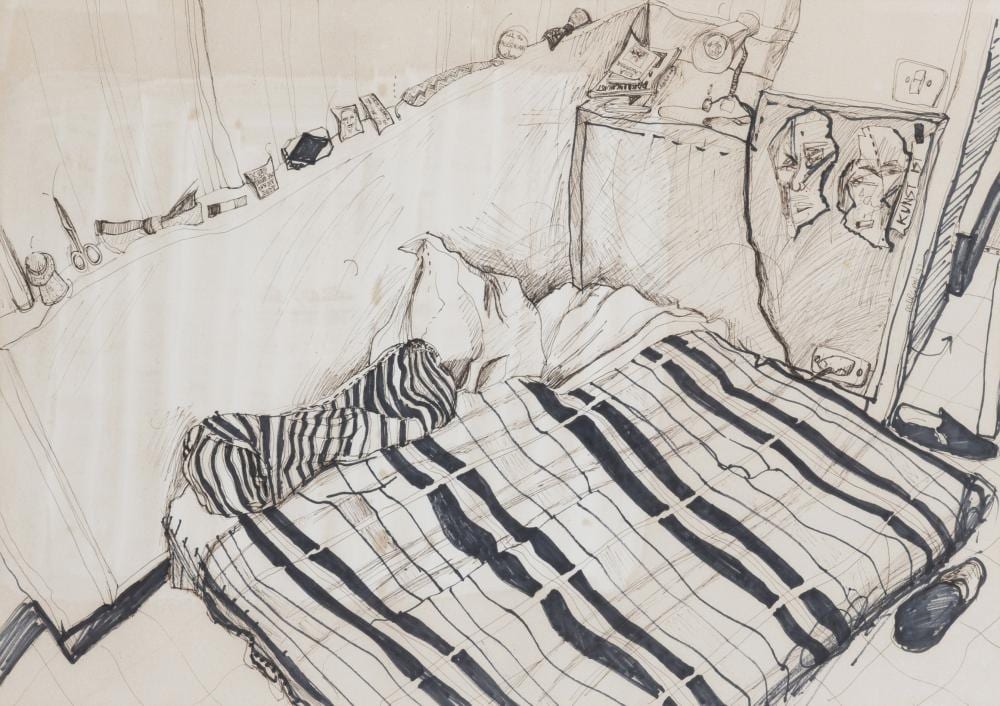 Margaret Morgan comparable auction result: margaret morgan born 1958 non places the bedroom 1982