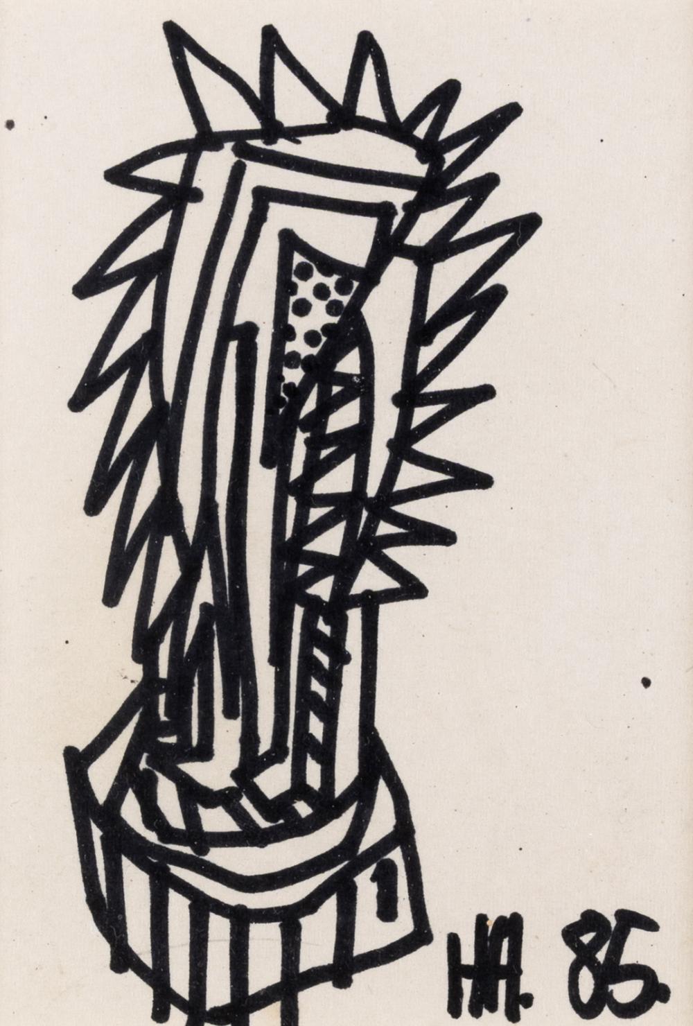 Howard Arkley comparable auction result: howard arkley 1951 1999 study for succulent 1985