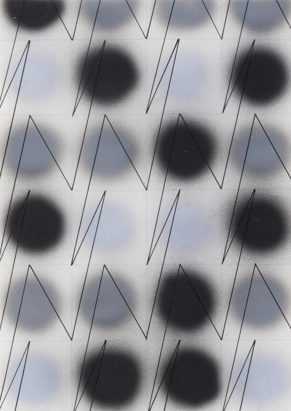 Howard Arkley comparable auction result: howard arkley 1951 1999 untitled study for muzak mural circa 1982