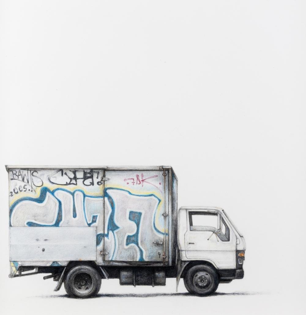 Paul White comparable auction result: paul white born 1976 this truck was a blank canvas 2016