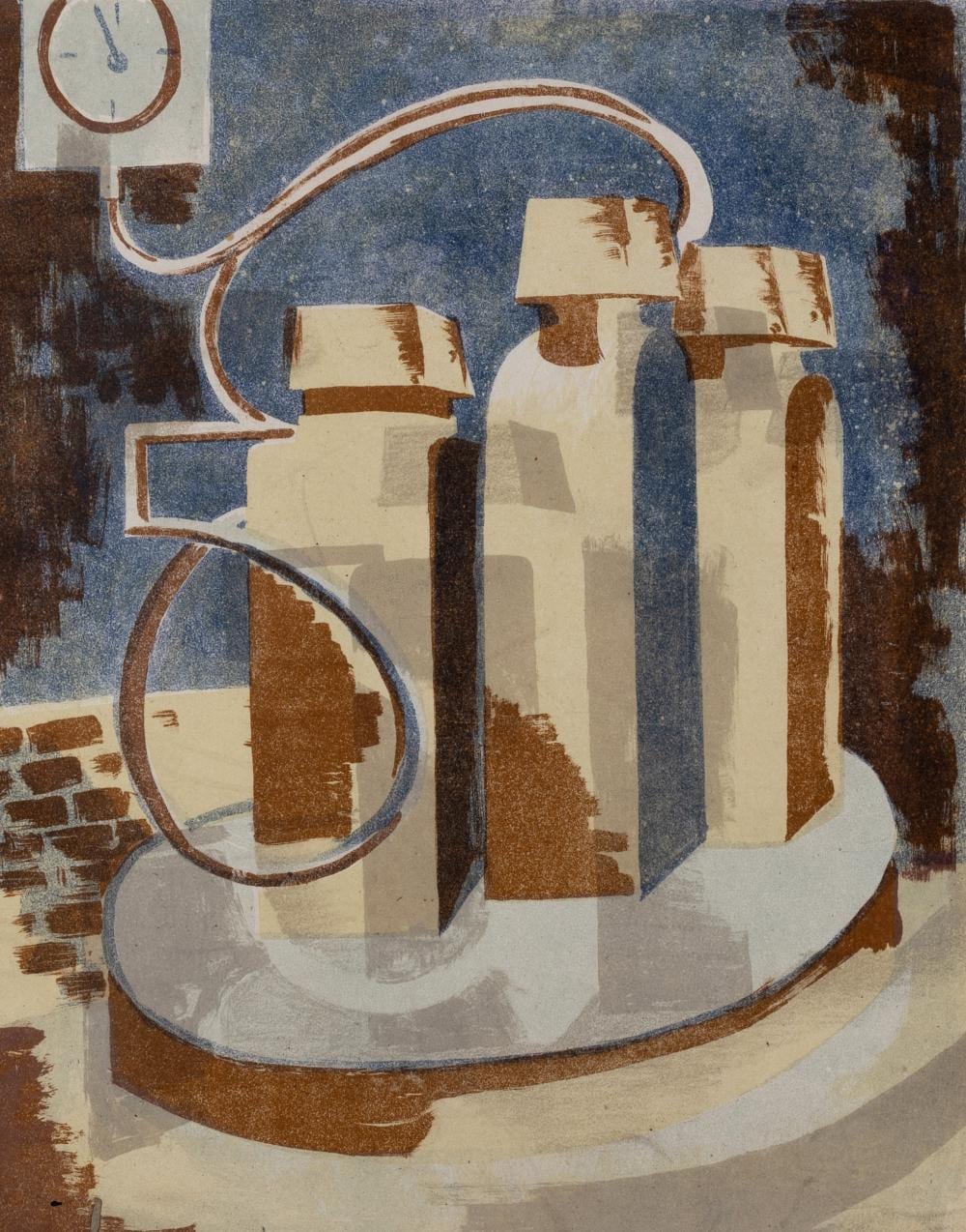 John Angus Chamberlain comparable auction result: john jack courier 1915 2007 petrol pumps 1952