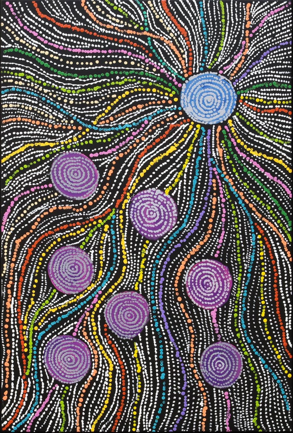 Maria Brown Nampitjinpa comparable auction result: maria brown nampitjinpa sandhills acrylic on canvas 93cm x 63cm