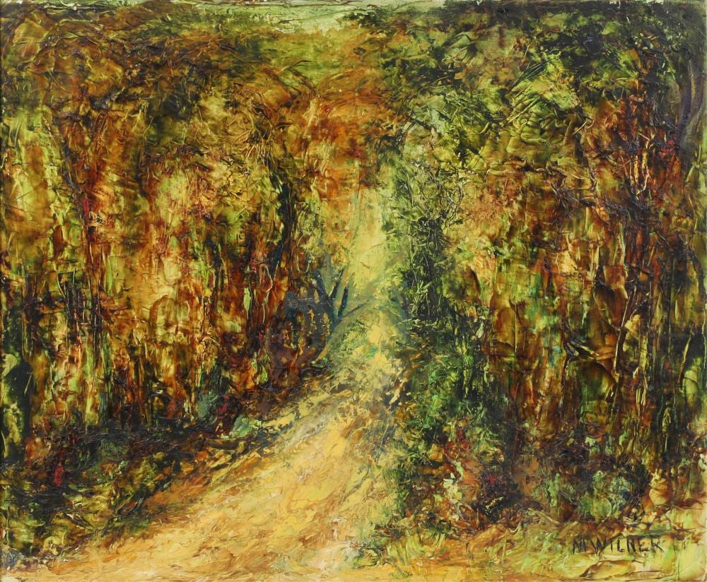 Marie Wilner comparable auction result: marie wilner american 1910 1995 path oil on canvas 20 x 24in 61 x 51cm