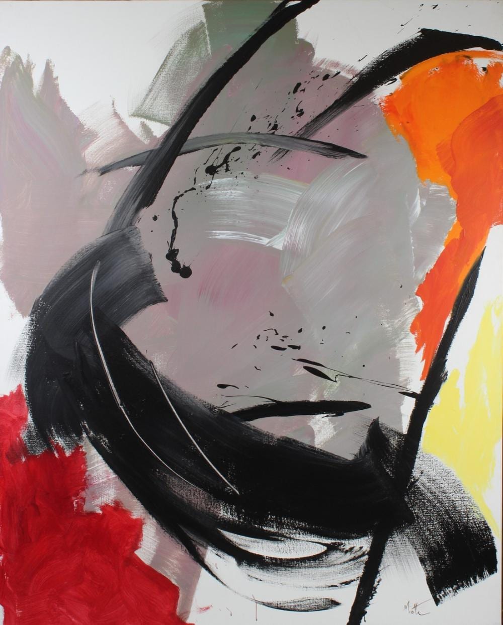 jean miotte 1926 2016 composition 23 acrylic on canvas signed labels verso 160 x 130cm · John Nicholson's Fine Art Auctioneers & Valuers · 2026-06-10 Jean Miotte comparable auction result: jean miotte 1926 2016 composition 23 acrylic on canvas signed labels verso 160 x 130cm