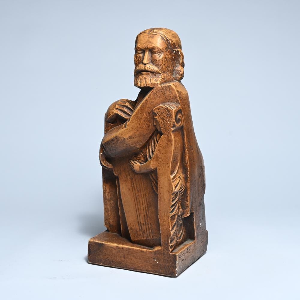 Jozef Cantré comparable auction result: jozef cantr 1890 1957 patinated plaster sculpture by peter benoit signed