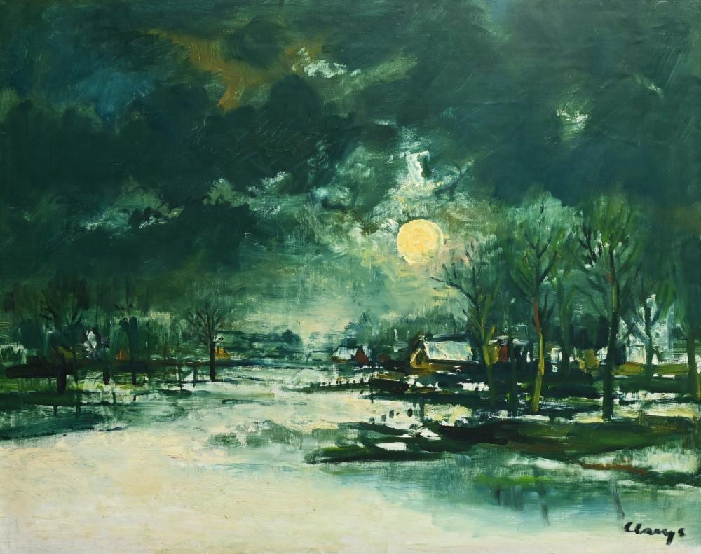 Albert Claeys comparable auction result: albert claeys 1889 1967 oil on panel lys landscape signed