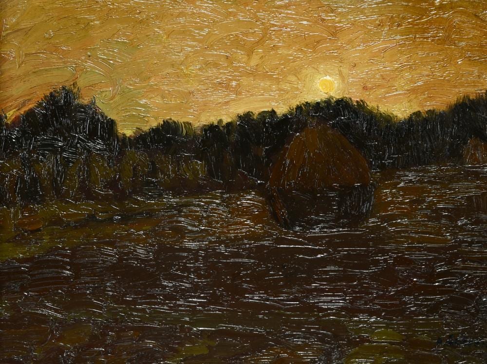 Albert Servaes comparable auction result: albert servaes 1883 1966 oil on panel landscape at dusk signed