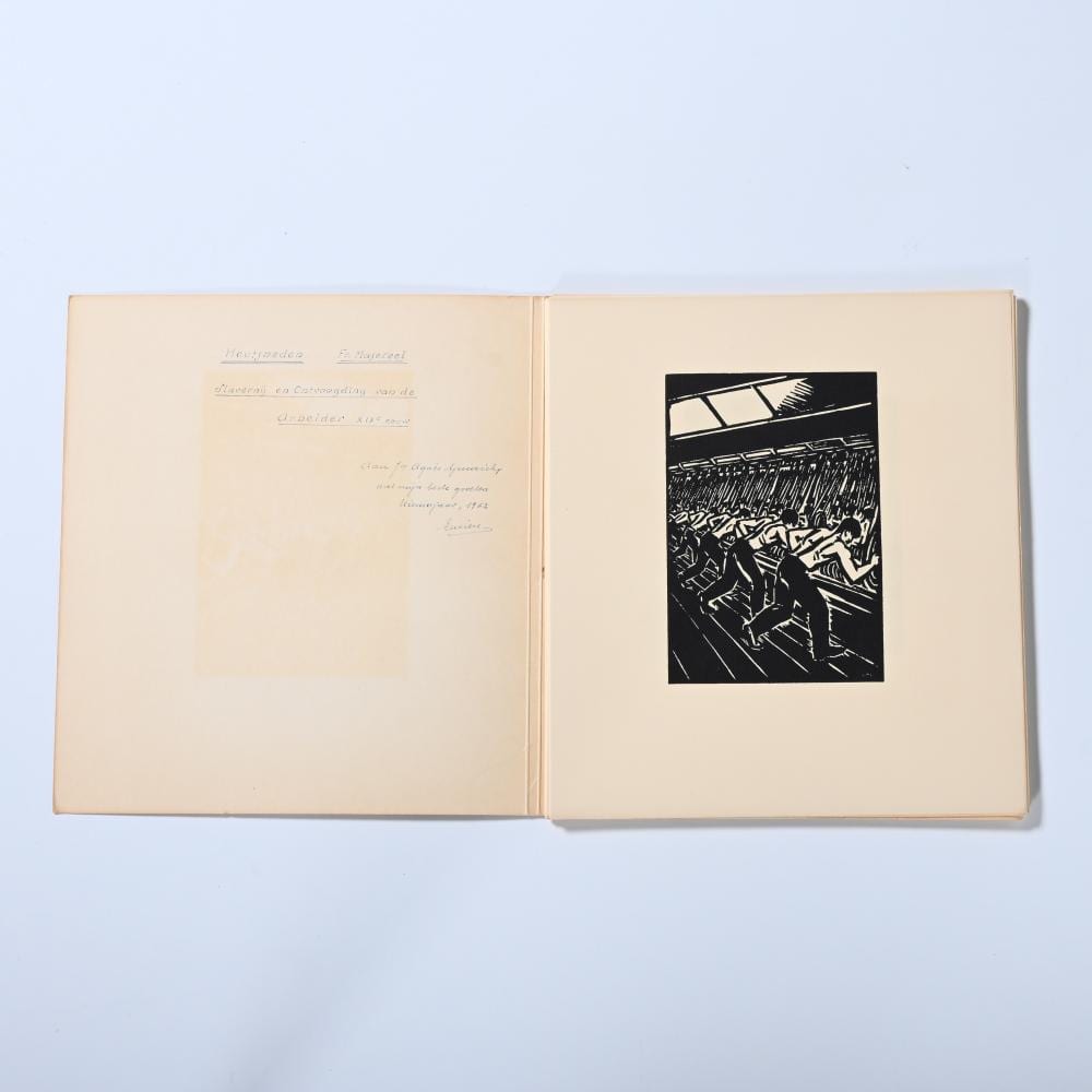 Frans Masereel comparable auction result: frans masereel 1889 1972 portfolio with woodcuts slavery and the emancipation of the worker in the 19th century monogrammed in the plate