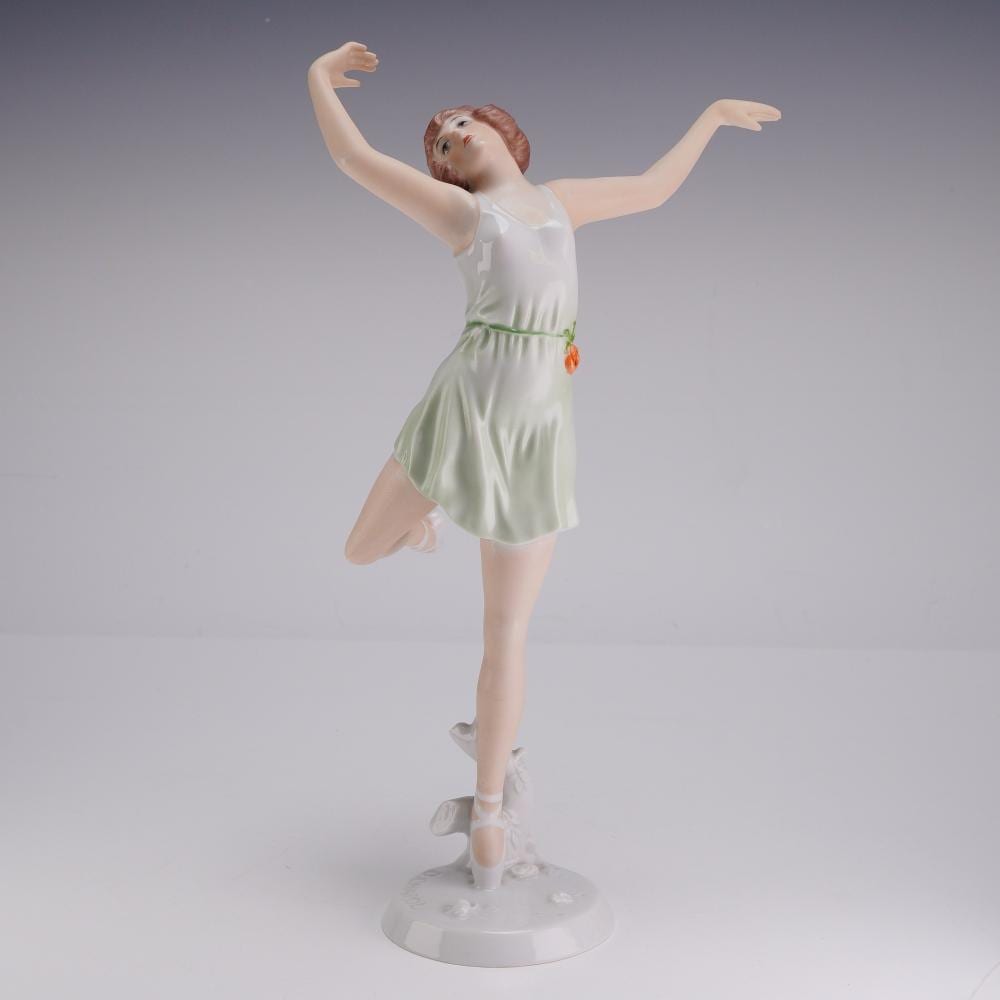 Dorothea Charol comparable auction result: rosenthal art deco porcelain figurine the spring by dorothea charol