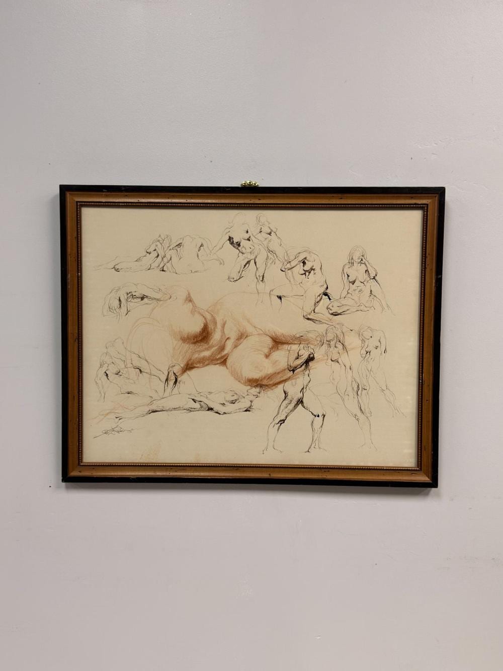 Gustav Rehberger comparable auction result: gustav rehberger austrian american 1910 1995 mixed media drawing nude female study signed
