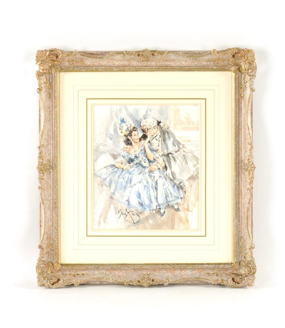 Gordon King comparable auction result: gordon king b 1939 watercolour