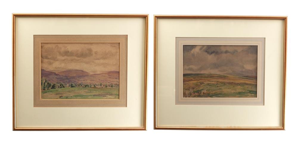 Frederick Lawson comparable auction result: fred lawson british 1888 1968 two 20th century watercolours