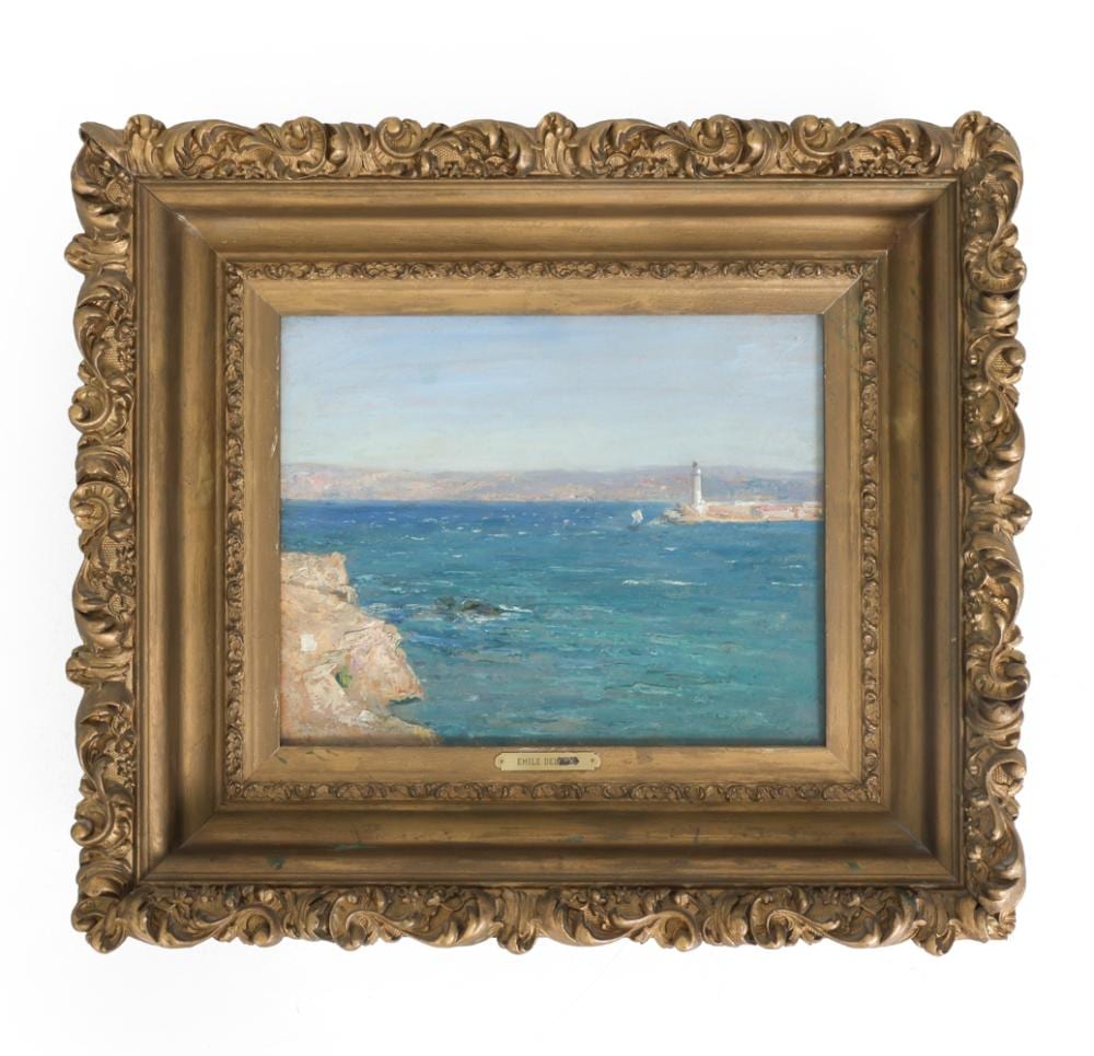 Emile Delobre comparable auction result: emile delobre 1873 1956 landscape oil on board