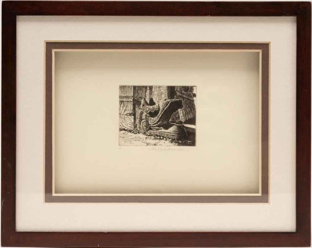 John Taylor Arms comparable auction result: john taylor arms america 1887 1953 plumed serpent chichen itza