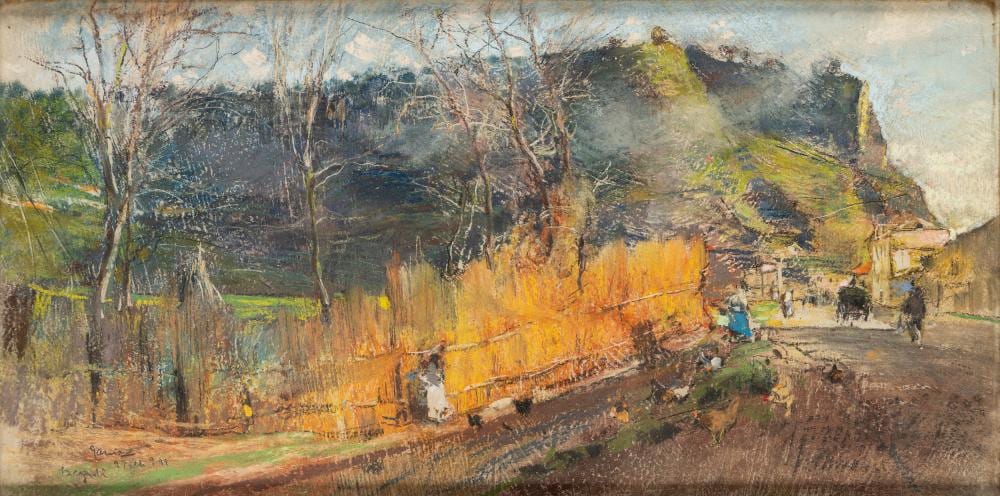Giuseppe Casciaro comparable auction result: giuseppe casciaro ortelle 1863 napoli 1945 bagnoli 1911