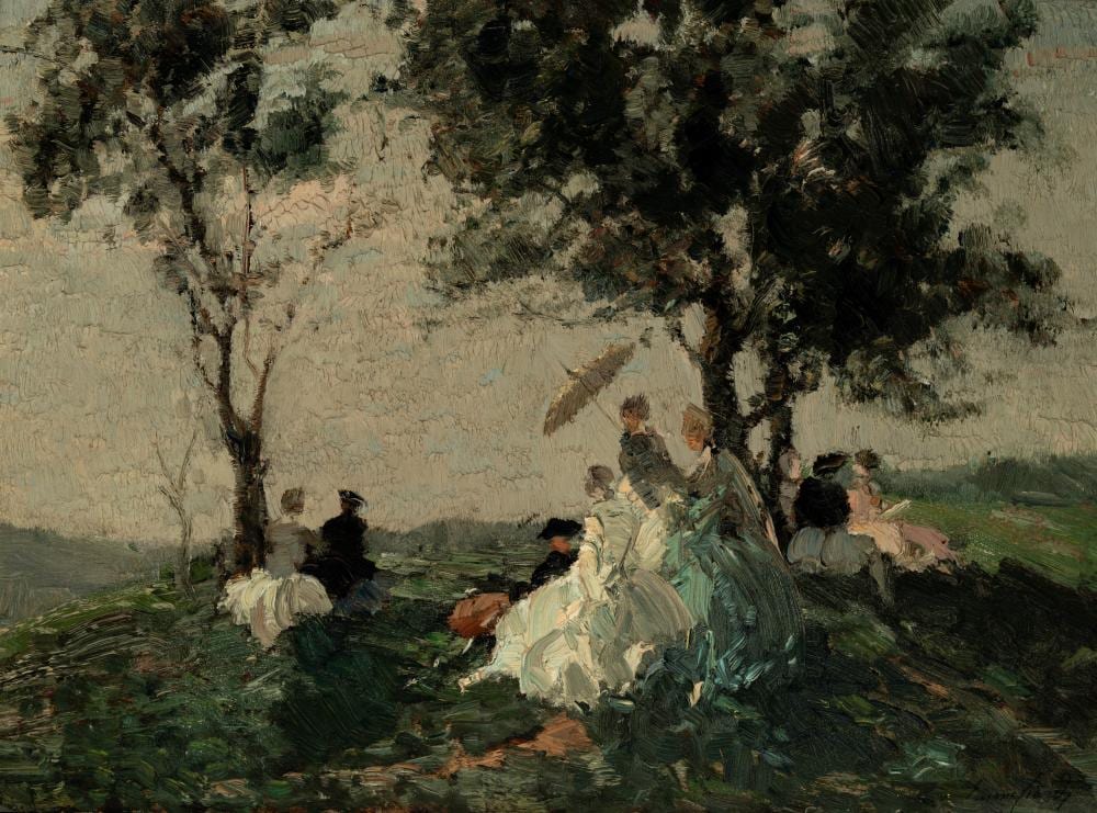emma ciardi venezia 1879 1933 picnic · Finarte · 2026-06-18 Emma Ciardi comparable auction result: emma ciardi venezia 1879 1933 picnic