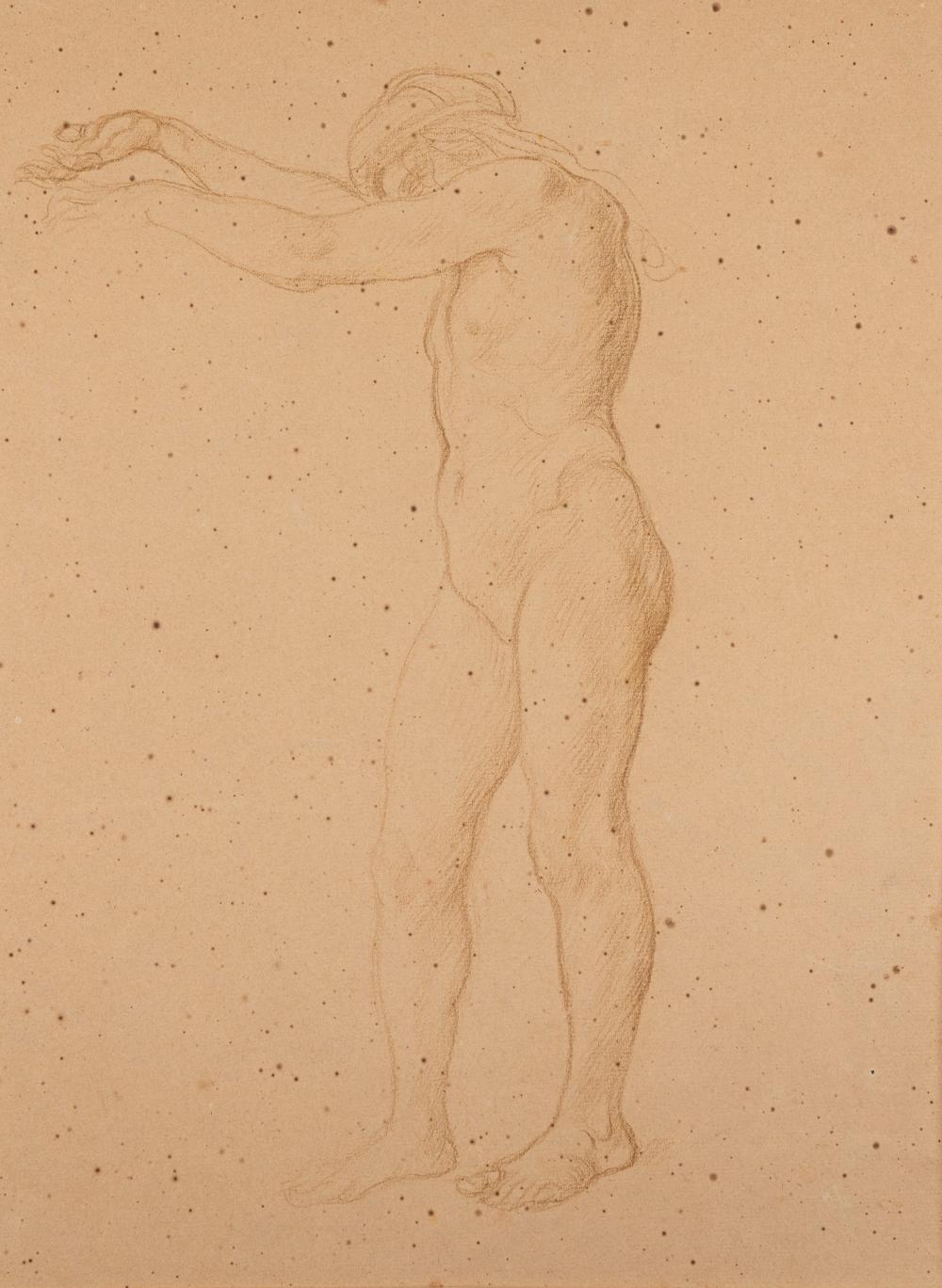 Adolfo de Carolis comparable auction result: adolfo de carolis montefiore dell aso 1874 roma 1928 study for the frontispiece for gabriele d annunzio s notturno 1921