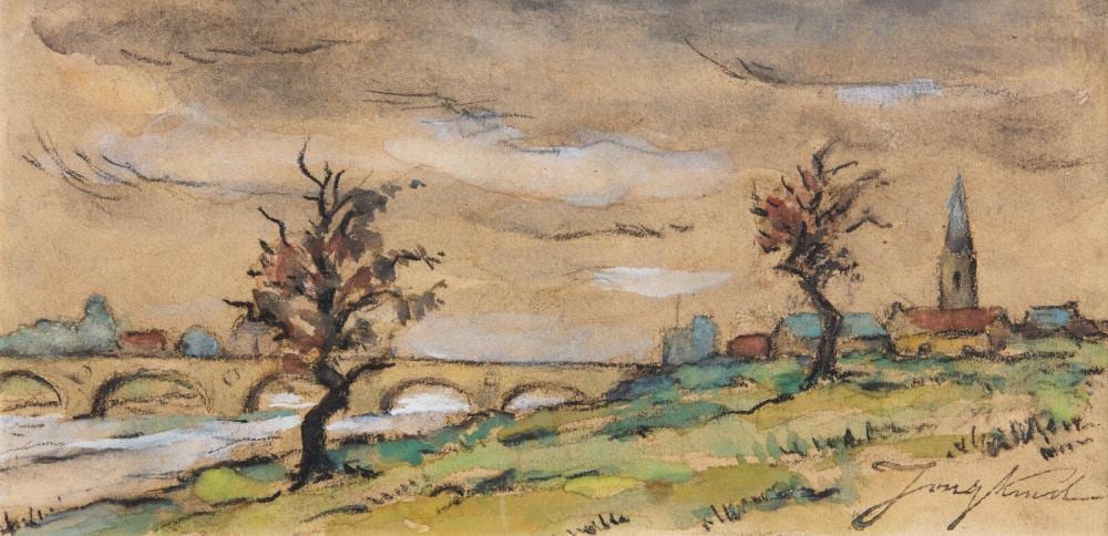 Johan Barthold Jongkind comparable auction result: johan barthold jongkind dutch 1819 1891 paysage