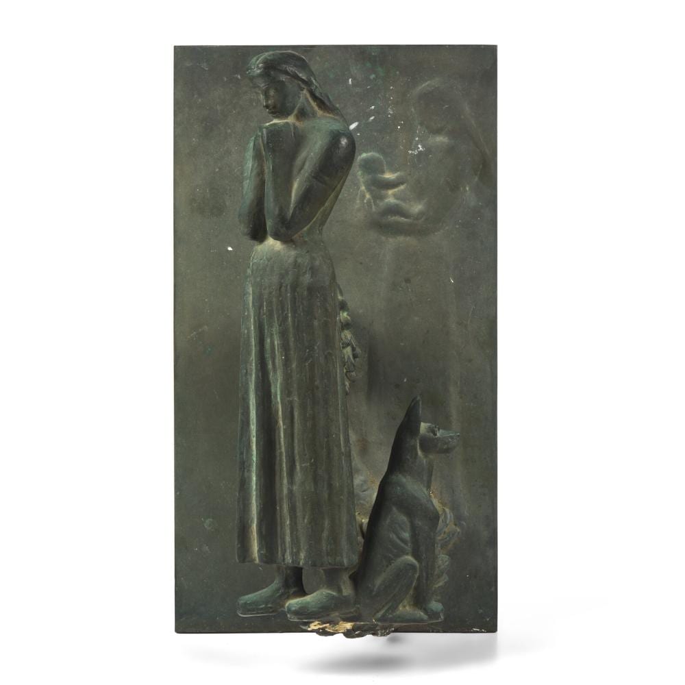 Carl Julius Emil Ludwig comparable auction result: carl wilhelm emile milles swedish 1875 1955 young woman and dog