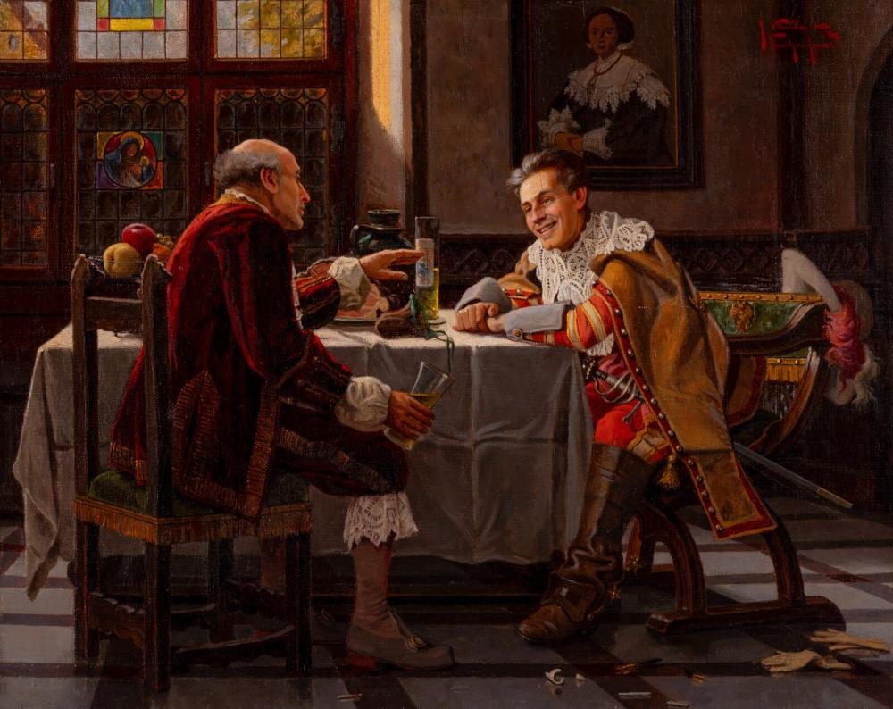 Alois Heinrich Priechenfried comparable auction result: alois heinrich priechenfried austrian 1867 1953 important meeting