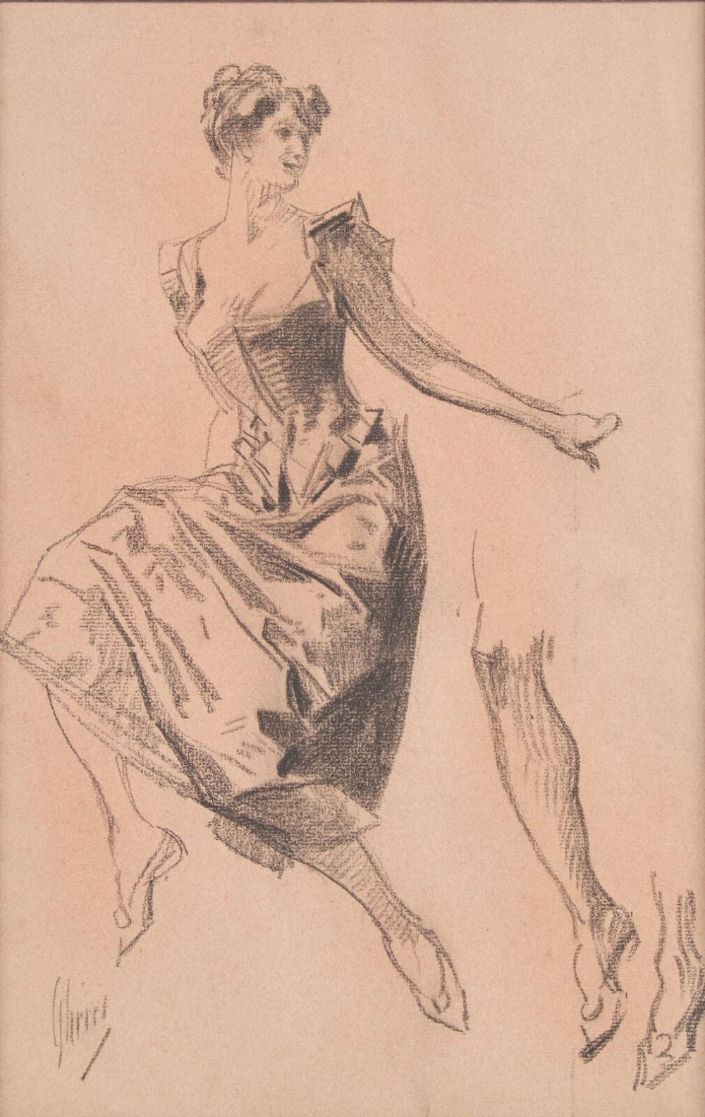 jules ch ret french 1836 1932 seated woman and woman with legs two works · Freeman’s · 2026-06-17 Jules Chéret comparable auction result: jules ch ret french 1836 1932 seated woman and woman with legs two works