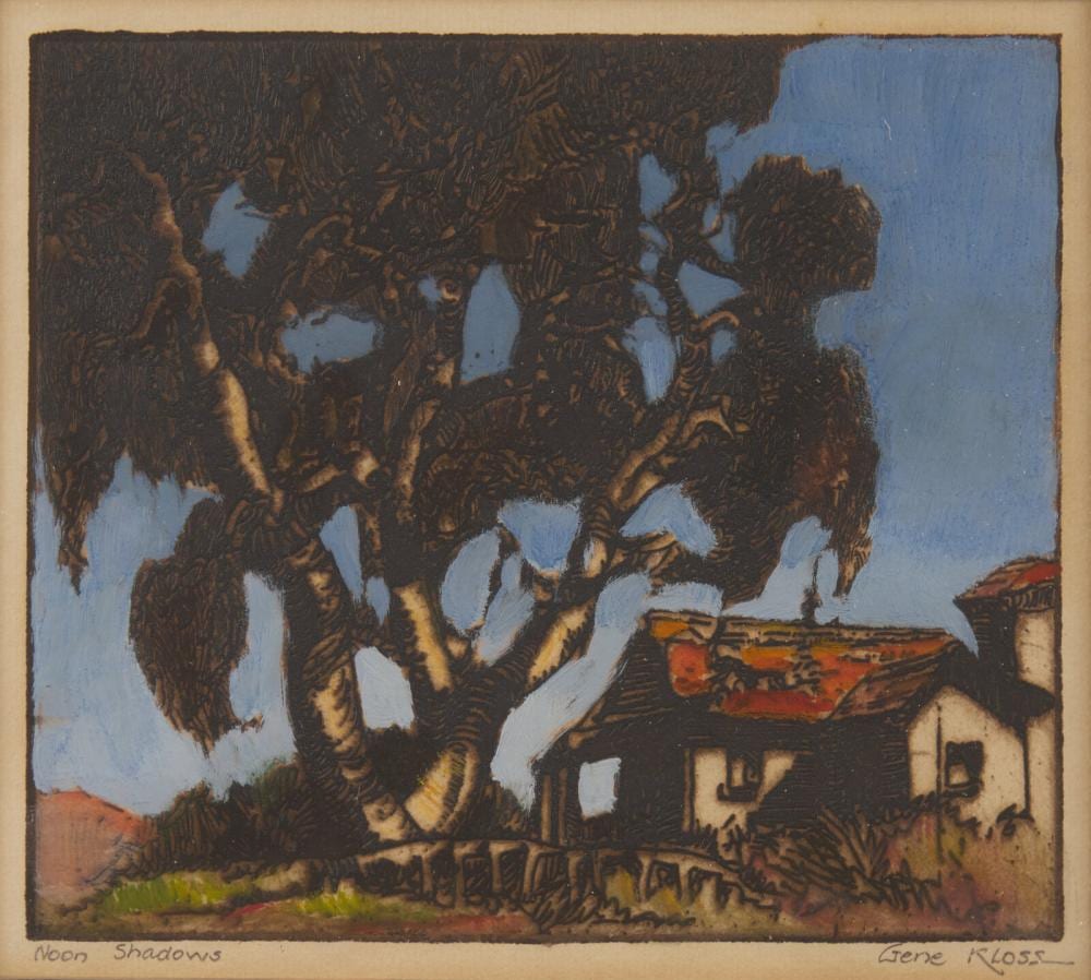 Gene Kloss comparable auction result: gene kloss american 1903 1996 noon shadows