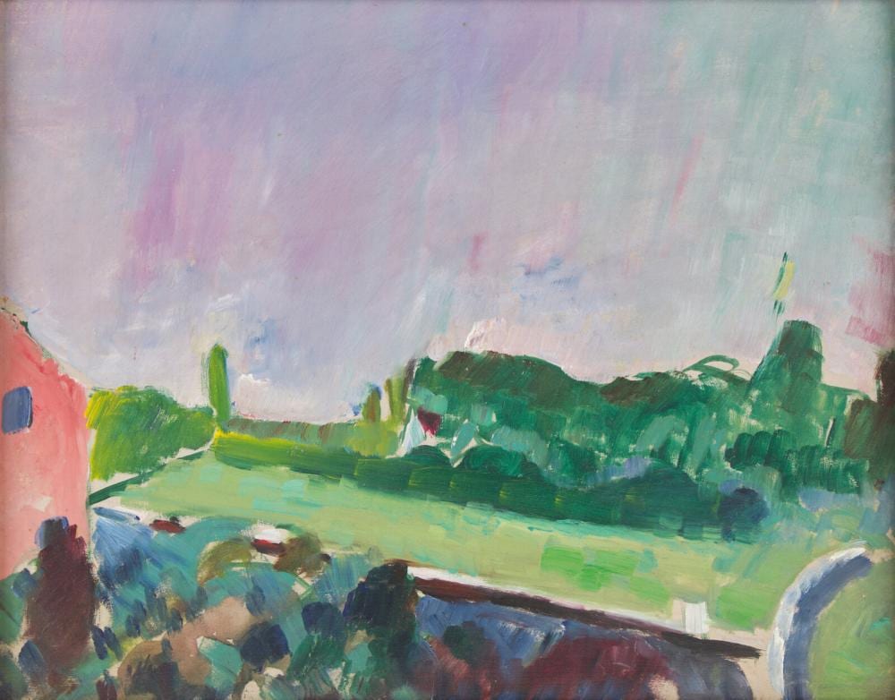 Arthur Beecher Carles comparable auction result: arthur beecher carles american 1882 1952 untitled french scene voulangis c 1921