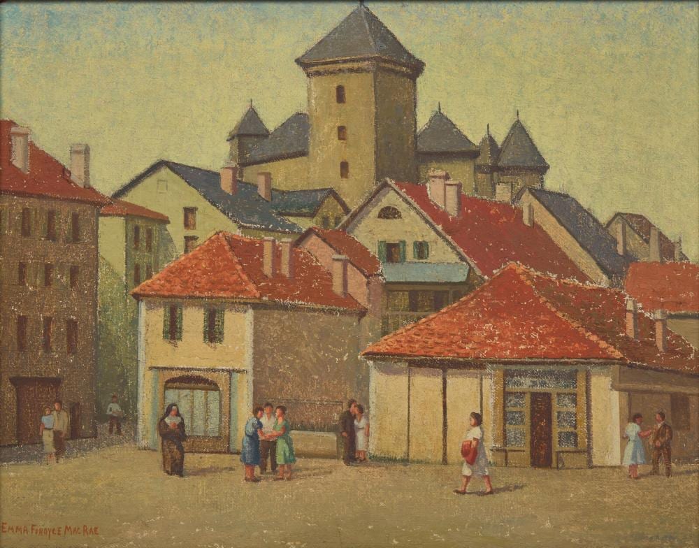 Emma Fordyce MacRae comparable auction result: emma fordyce macrae american 1887 1974 switzerland