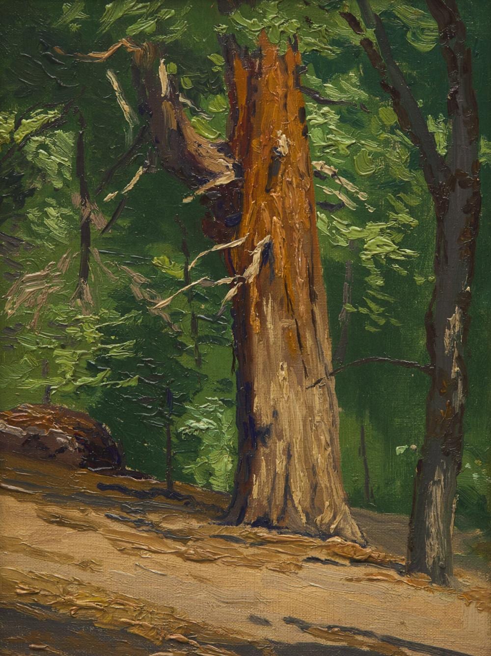 Charles Partridge Adams comparable auction result: charles partridge adams american 1858 1942 forest path