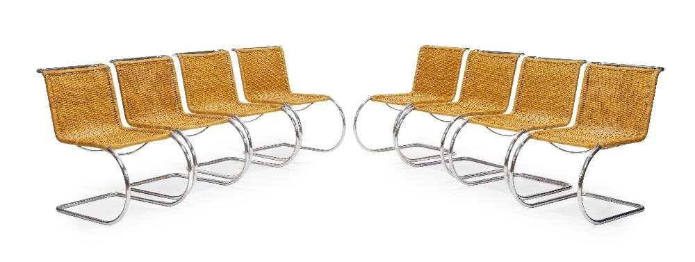 ludwig mies van der rohe 1886 1969 set of eight mr10 cantilever chairs design · Roseberys · 2026-06-25 Ludwig Mies van der Rohe comparable auction result: ludwig mies van der rohe 1886 1969 set of eight mr10 cantilever chairs design