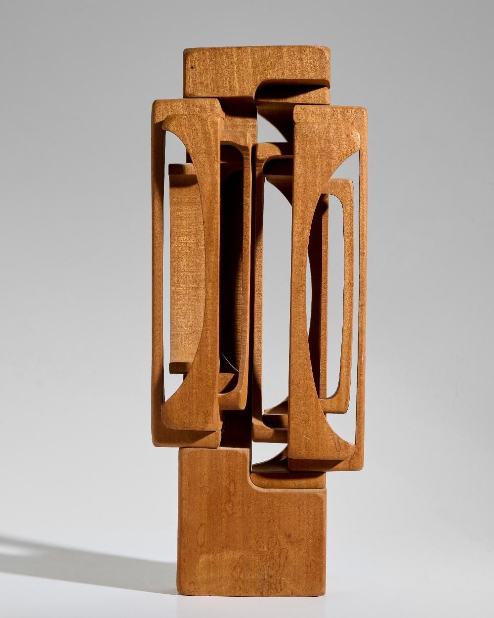 Brian Willsher comparable auction result: brian willsher 1930 2010 modernist sculpture 1979 teak signed in pencil t